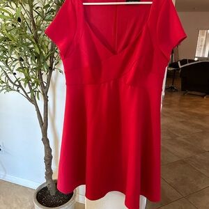 Lane Bryant sexy plus size Elegant Red Women's Dress